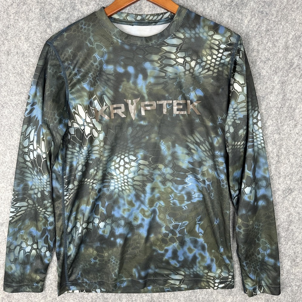Kryptek Hyperion Shirt Mens Large Neptune Camo Long Sleeve Tactical Hunting